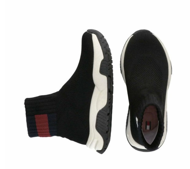 SNEAKERS TOMMY HILFIGER DONNA NERO - T3A933007NE