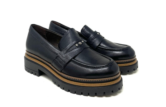 MOCASSINO MJUS DONNA NERO - T60101 NERO