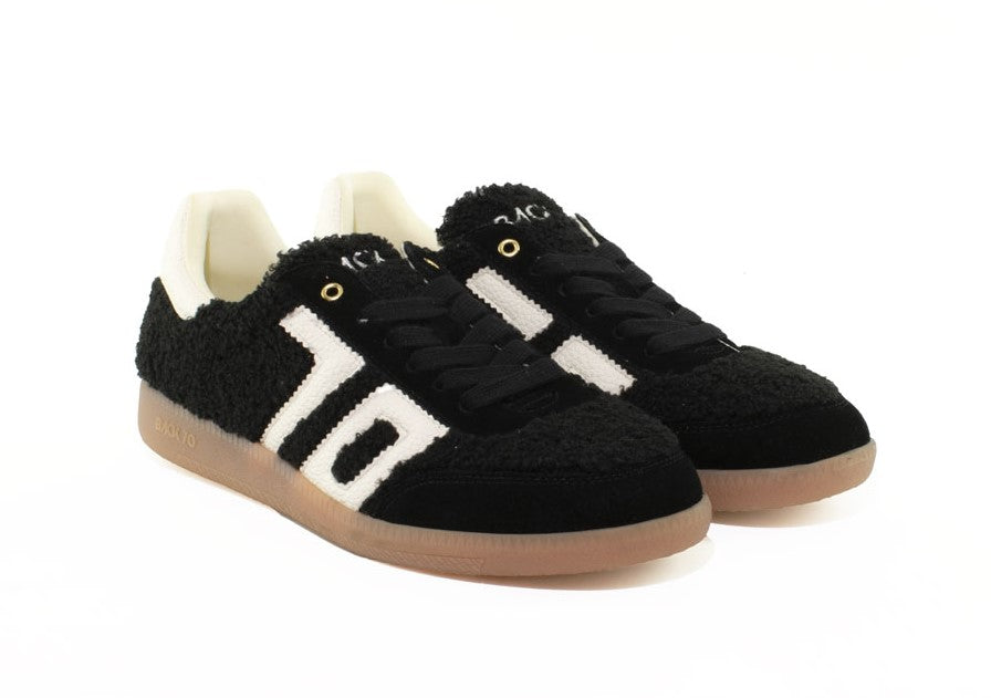 SNEAKERS BACK 70 DONNA NERO - TEDDY NERO