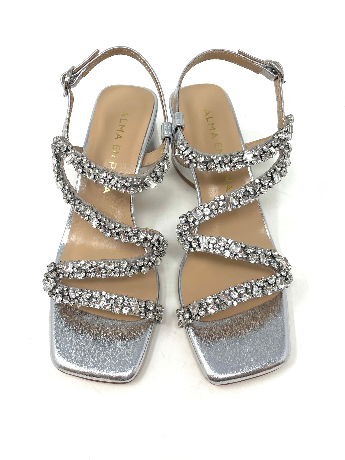 SANDALI CON TACCO ALMA EN PENA DONNA ARGENTO - V240716 SIL