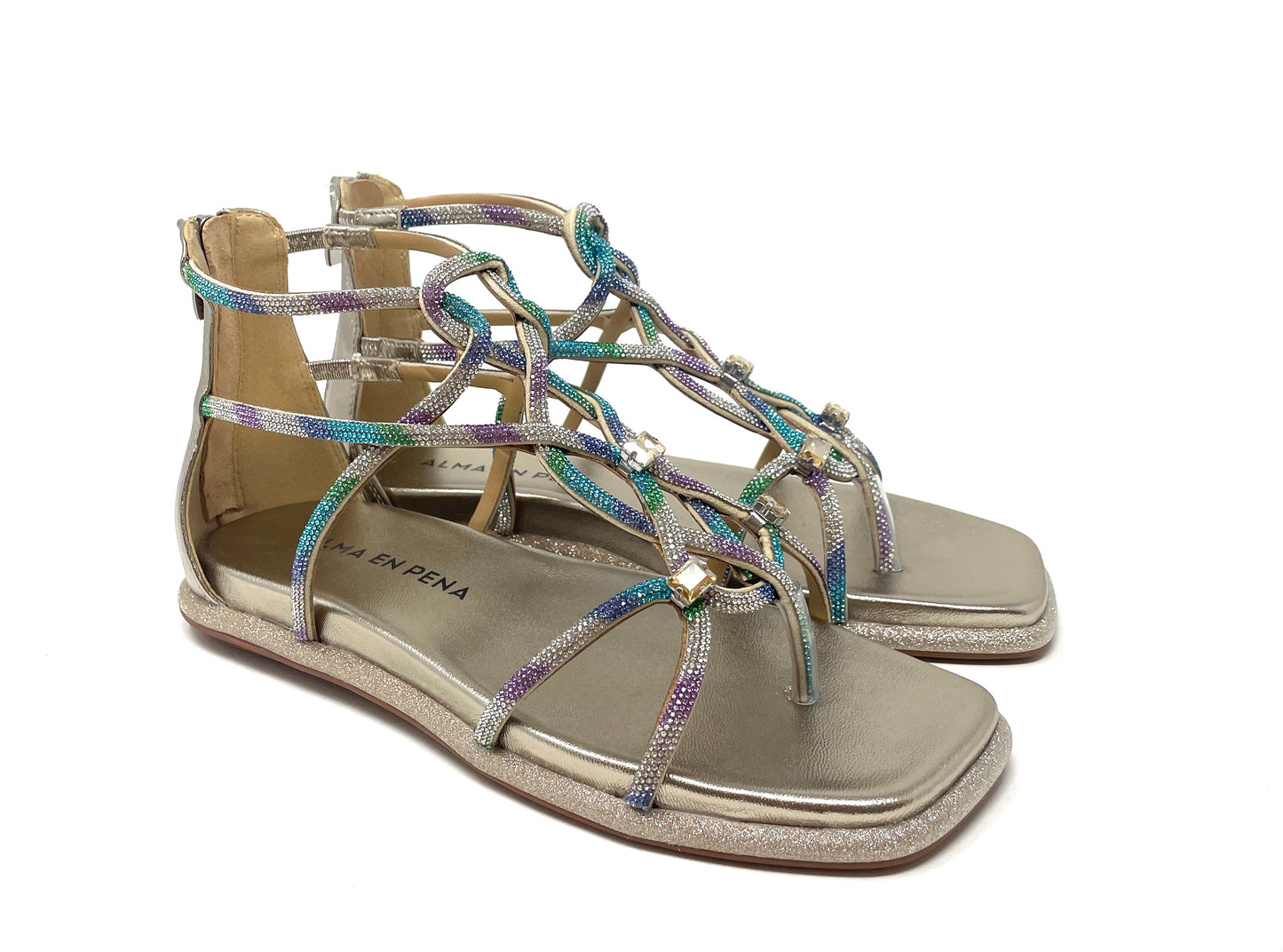 SANDALI BASSI ALMA EN PENA DONNA MULTICOLOR - V240858 BRO