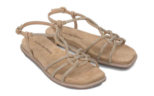 SANDALI BASSI ALMA EN PENA DONNA SABBIA - V2551602 SAND
