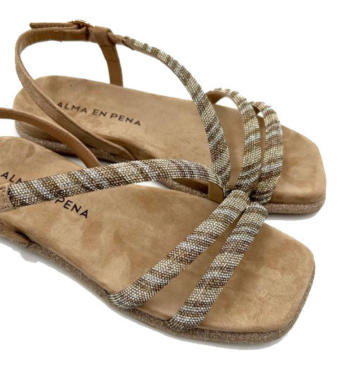 SANDALI BASSI ALMA EN PENA DONNA SABBIA - V2551606 SAND