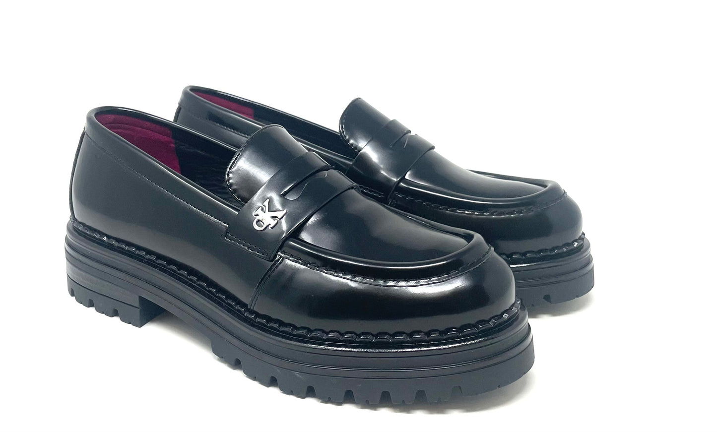 SCARPE BASSE CALVIN KLEIN DONNA NERO - V4A480696NE