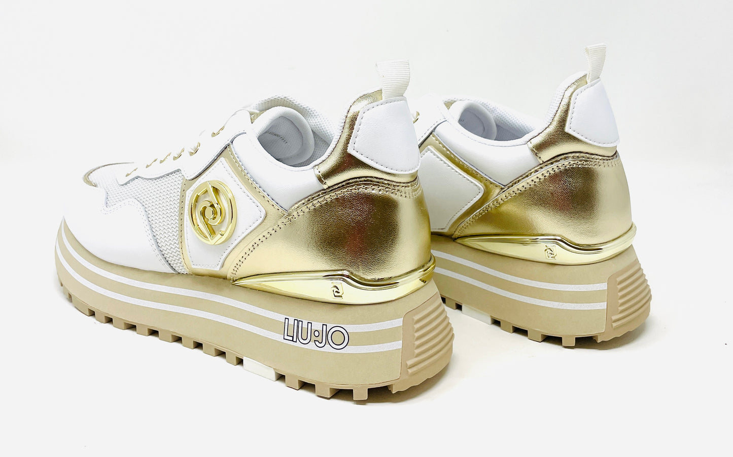 SNEAKERS LIU.JO DONNA BIANCO/ORO - WONDER100BI
