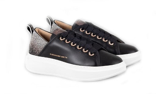 SNEAKERS ALEXANDER SMITH DONNA NERO - WYW0497 BBS
