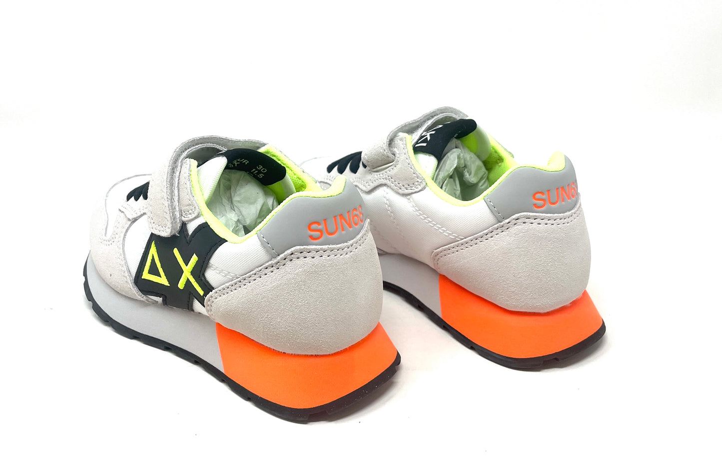 SNEAKERS SUN68 BAMBINO BIANCO - Z34313K BIA