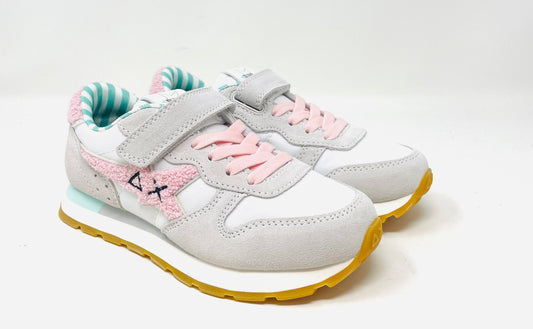 SNEAKERS SUN68 BAMBINO BIANCO - Z34415K BIA