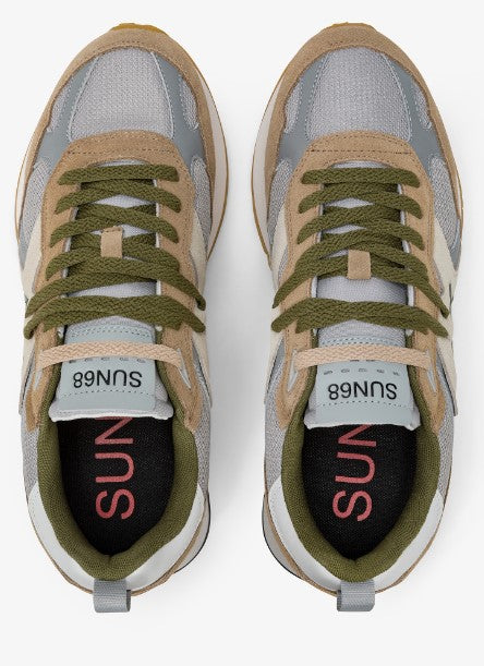 SNEAKERS SUN68 UOMO BEIGE - Z35115 BEIGE