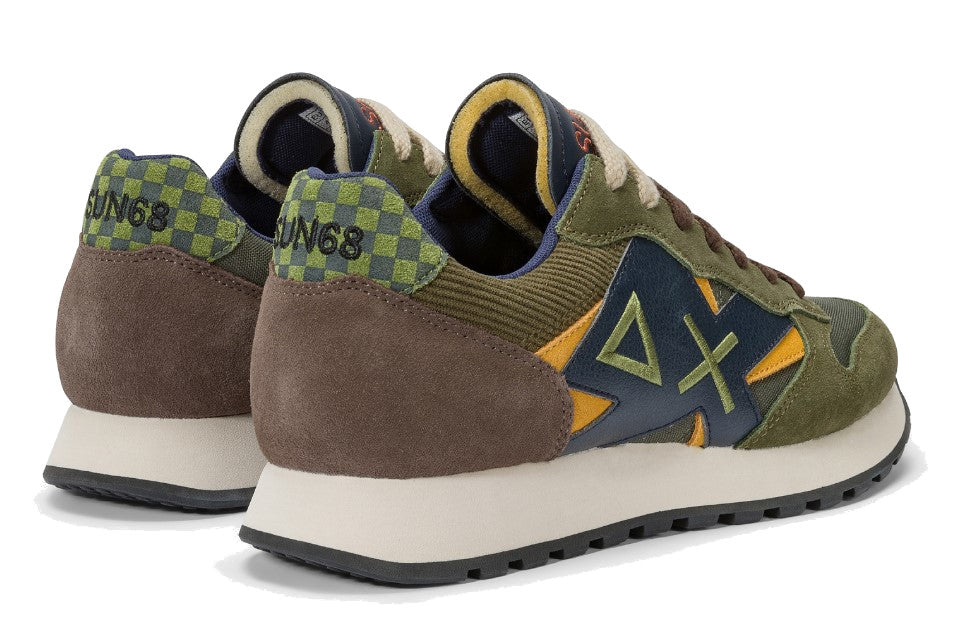 SNEAKERS SUN68 UOMO MILITARE - Z44117 MILI