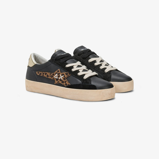 SNEAKERS SUN68 DONNA NERO - Z45232 NE/ORO