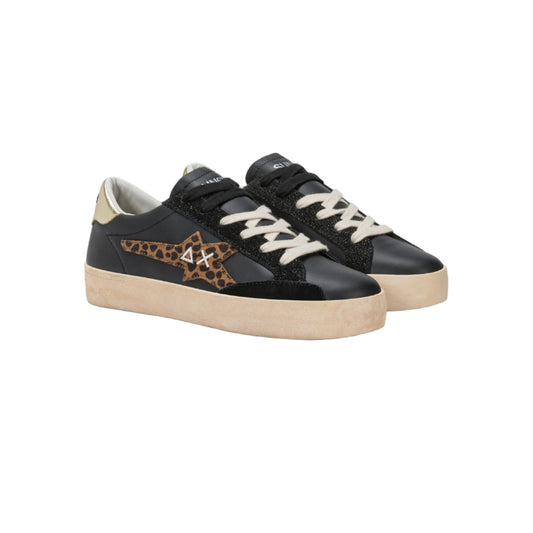 SNEAKERS SUN68 DONNA NERO - Z45232 NE/ORO