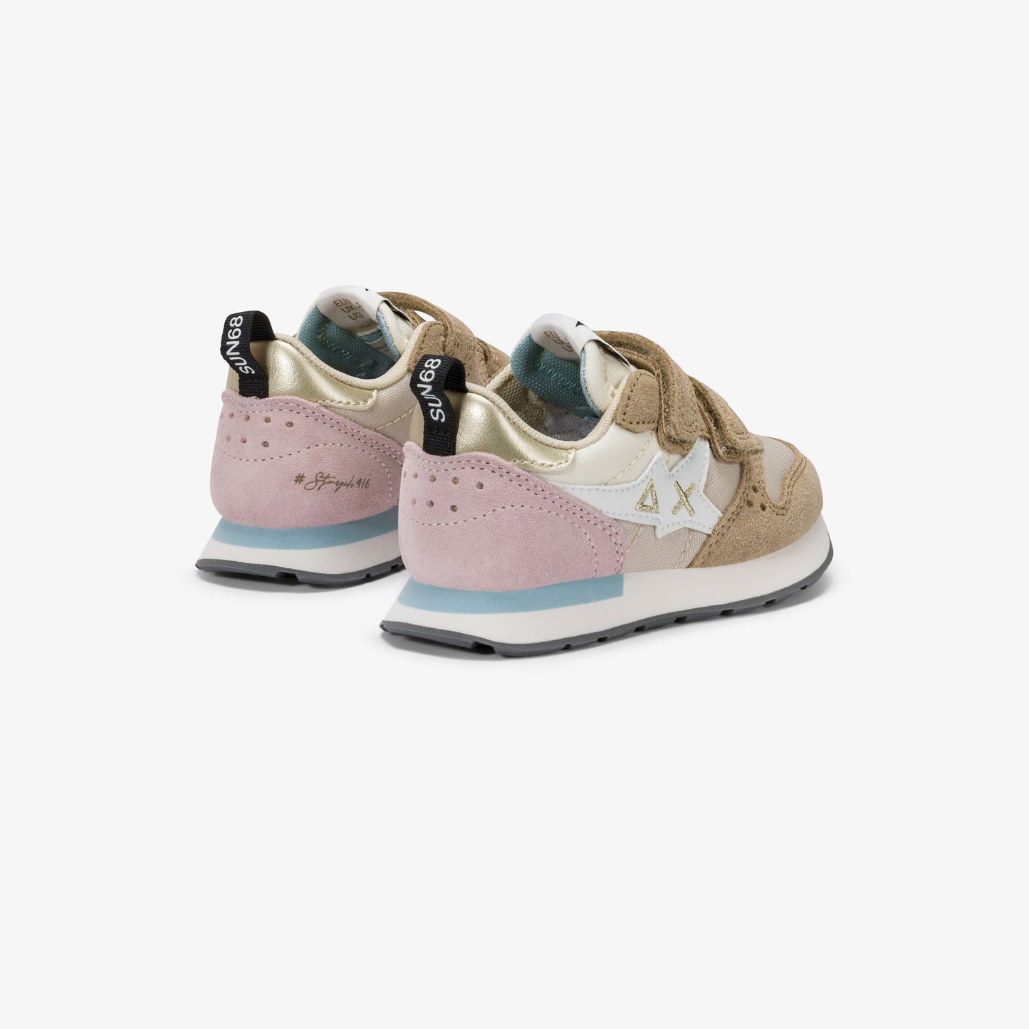 SNEAKERS SUN68 BAMBINO BIANCO - Z45416B BIANCO