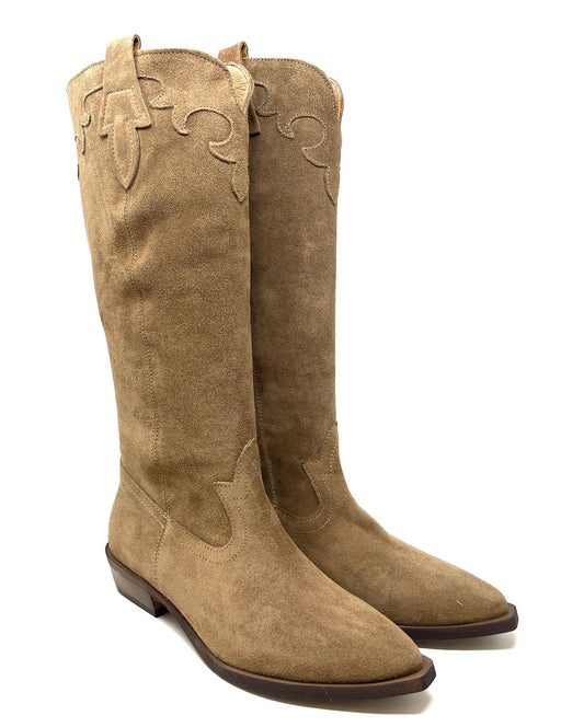 STIVALE VOLPATO DONNA SABBIA - ZEILA13 132