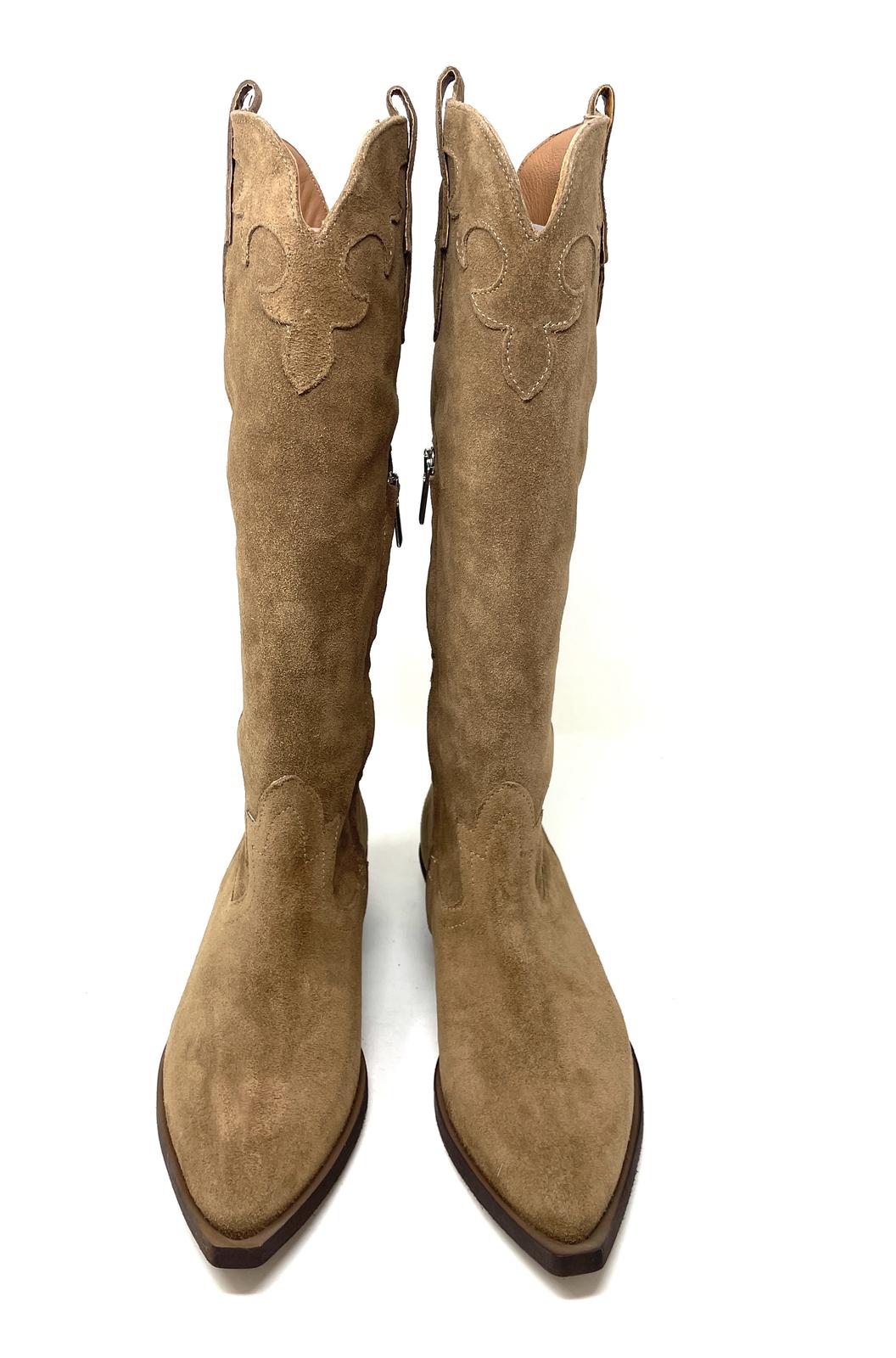 STIVALE VOLPATO DONNA SABBIA - ZEILA13 132