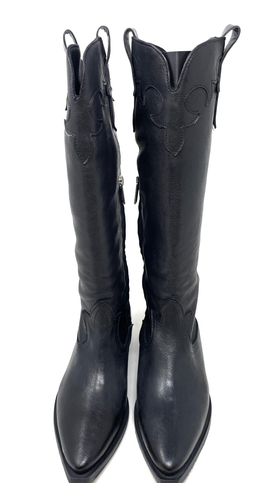 STIVALE VOLPATO DONNA NERO - ZELIA13 NERO