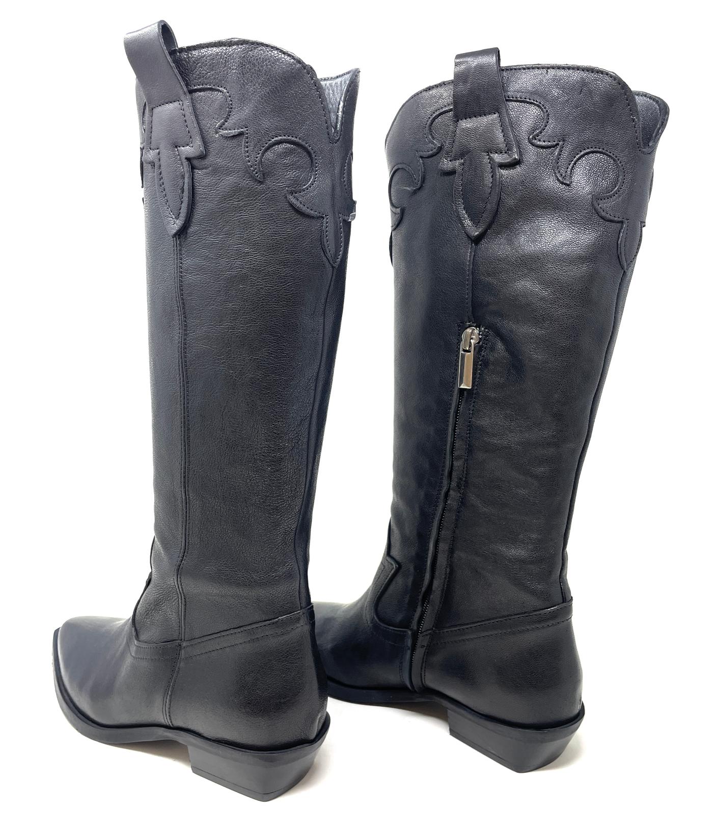 STIVALE VOLPATO DONNA NERO - ZELIA13 NERO