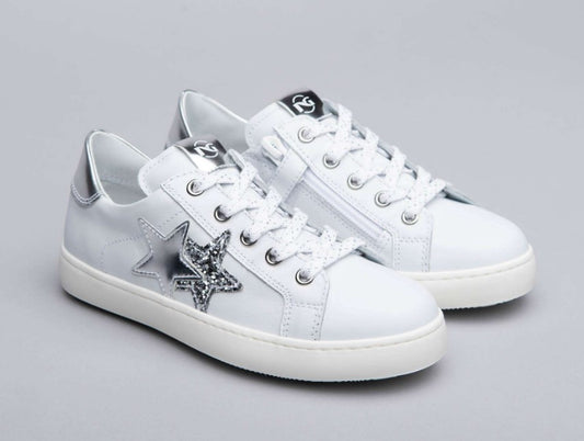 SNEAKERS NERO GIARDINI BAMBINO BIANCO - 031492F 707