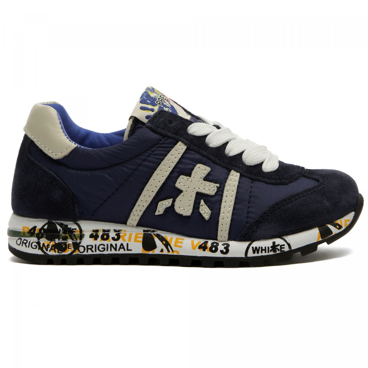 SNEAKERS PREMIATA BAMBINO NAVY - 10044 NAVY