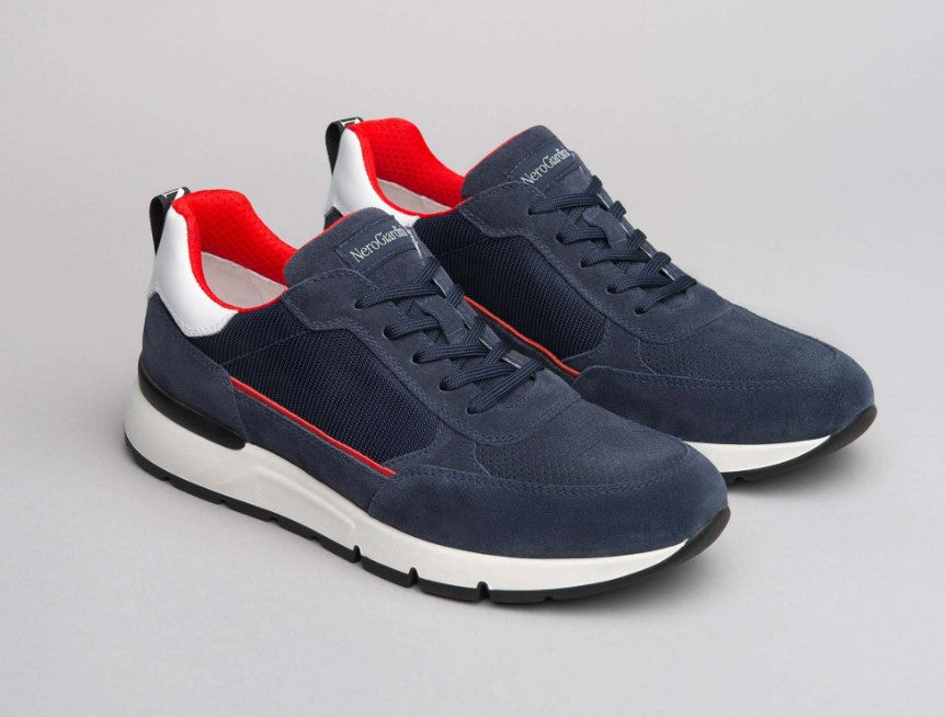 SNEAKERS NERO GIARDINI UOMO BIANCO - 101990U 207