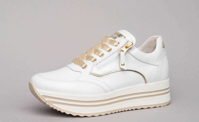 SNEAKERS NERO GIARDINI DONNA BIANCO - 10560D 707