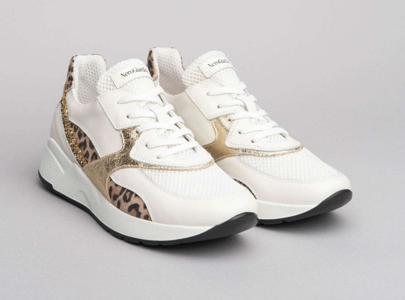 SNEAKERS NERO GIARDINI DONNA BIANCO - 115171D 710