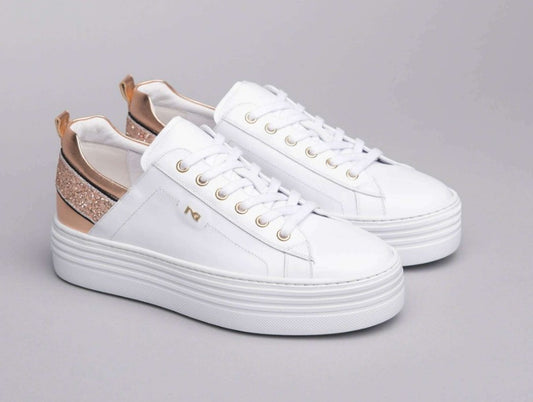 SNEAKERS NERO GIARDINI DONNA BIANCO - 115292D 707