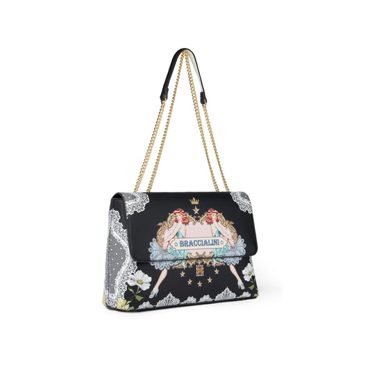 BORSA BRACCIALINI ACCESSORI NERO - B17362NE