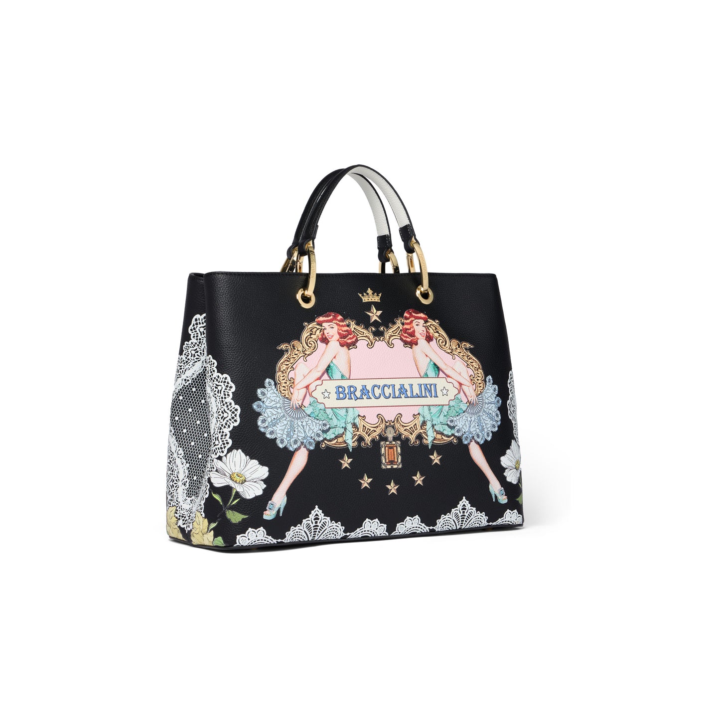 BORSA BRACCIALINI ACCESSORI NERO - B17363NE