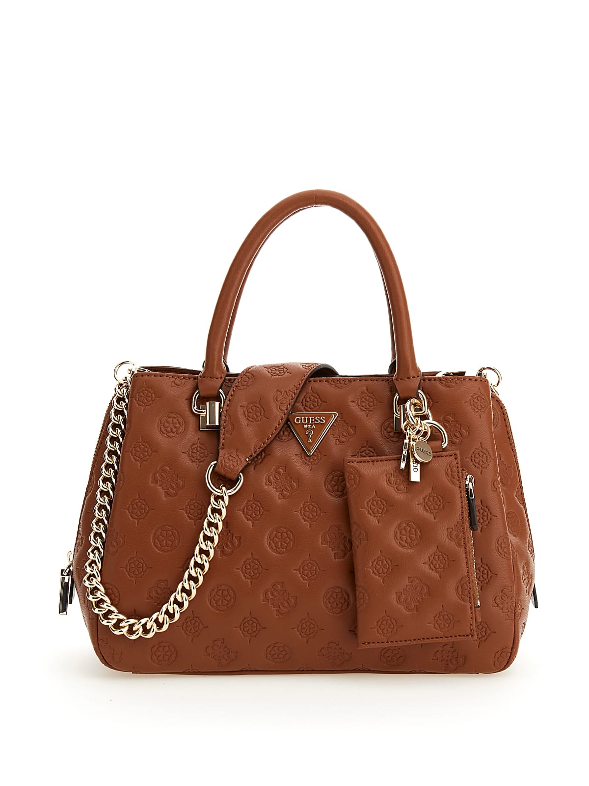 BORSA GUESS ACCESSORI CUOIO - HWPD868905C