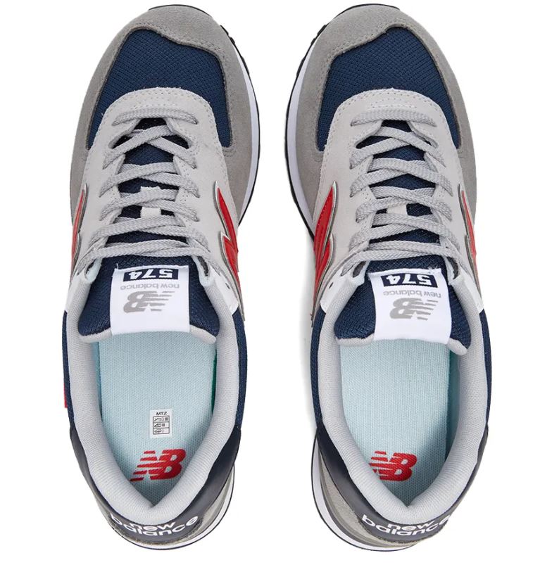 SNEAKERS NEW BALANCE UOMO GRIGIO - ML574SO2