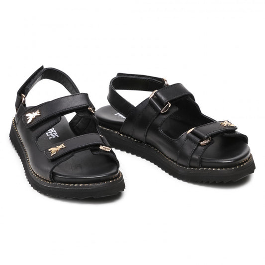 SANDALI PATRIZIA PEPE DONNA NERO - PPD7601 NER