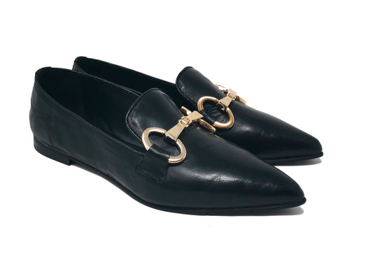 MOCASSINO POESIE VENEZIANE DONNA NERO - RLI138 NERO