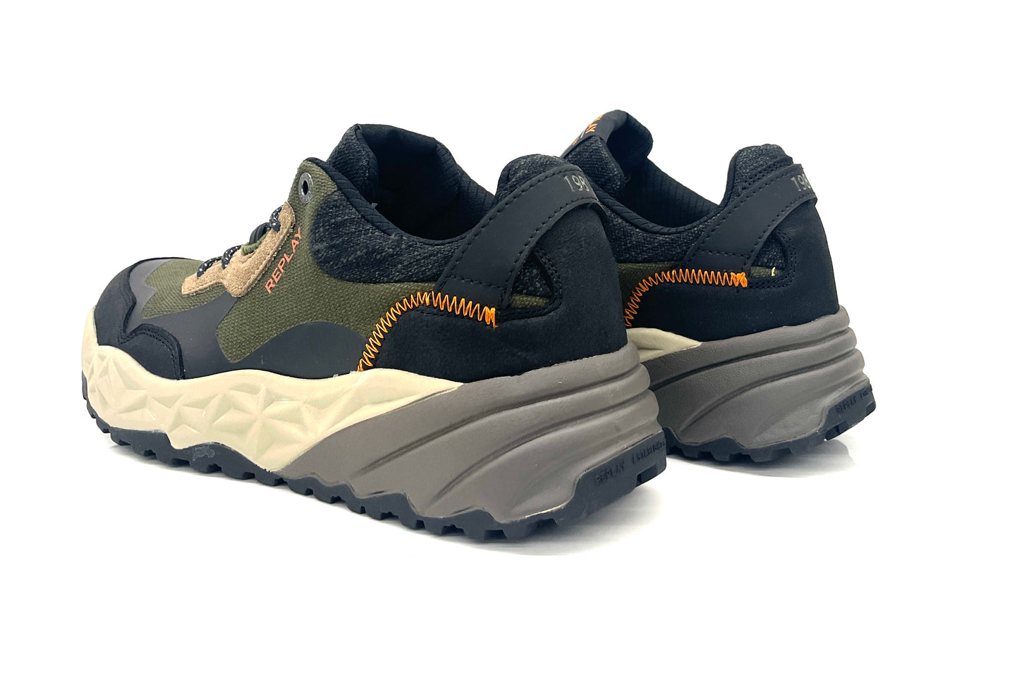 SNEAKERS REPLAY UOMO MILITARE - RS340002TMI