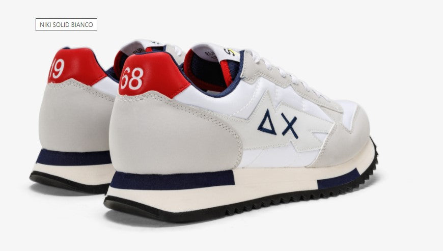 SNEAKERS SUN68 UOMO BIANCO - Z32118 BIAN