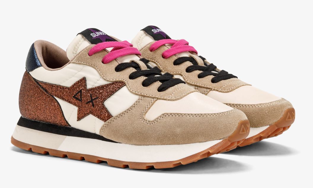 SNEAKERS SUN68 DONNA BEIGE - Z41207 BEIG