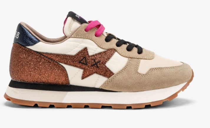 SNEAKERS SUN68 DONNA BEIGE - Z41207 BEIG
