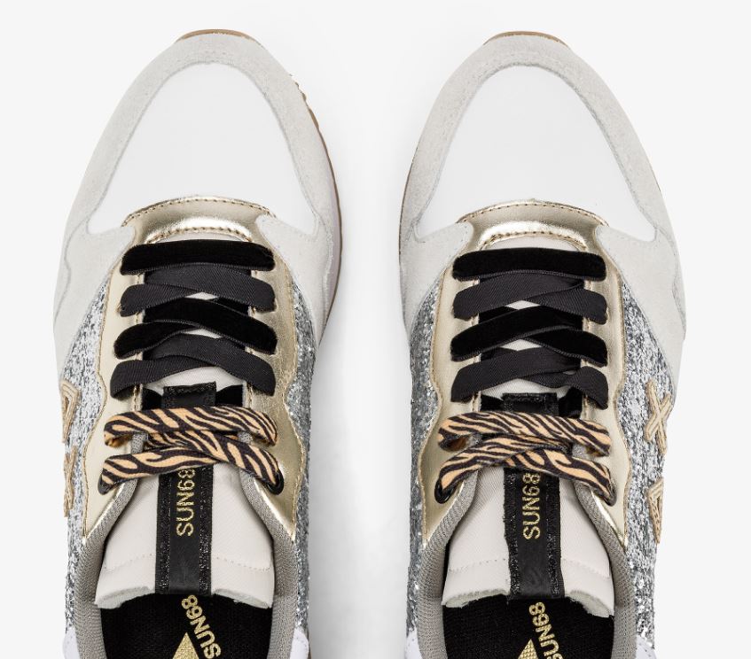 SNEAKERS SUN68 BAMBINO ARGENTO - Z41411 ARG